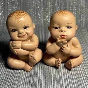 Vintage Ashton Drake Miniature Baby Set Mini Figurines 2004 RARE